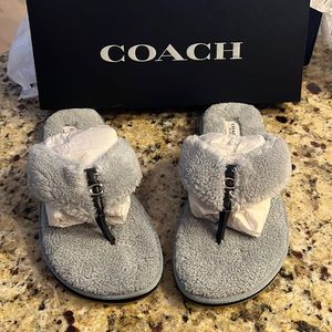 Coach Hampton flip flop size 7 color is light blue